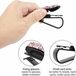 Betterlife 4pcs Auto Brillenhalter, Auto Brillenhalter Auto Brillenhalter Auto Sonnenblende Brillenhalter Auto Brillenhalter Sonnenblende Mit Strass -Motoren für Gartenwerkzeug Verkäufe 54155986 4