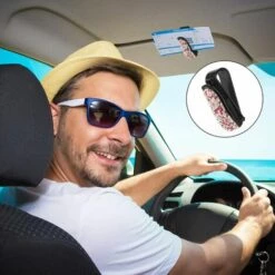 Betterlife 4pcs Auto Brillenhalter, Auto Brillenhalter Auto Brillenhalter Auto Sonnenblende Brillenhalter Auto Brillenhalter Sonnenblende Mit Strass -Motoren für Gartenwerkzeug Verkäufe 54155986 5