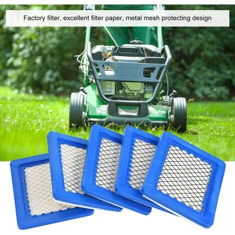 GESCHENKE Ersatz-Luftfilter, 5er-Pack Hochwertige, Langlebige Ersatz-Luftfilter Für Briggs Stratton Schubrasenmäher Und Traktor-Luftfilter 4 GESCHENKE Ersatz-Luftfilter, 5er-Pack Hochwertige, Langlebige Ersatz-Luftfilter Für Briggs Stratton Schubrasenmäher Und Traktor-Luftfilter – Bild 2