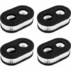 GESCHENKE Rasenmäher-Luftfilter, 4 Stück Gartenmäher-Luftfilter, Geeignet Für Rasenmäher-Motor, Luftfilter Für Motoren Können Alte Mäherfilter Ersetzen