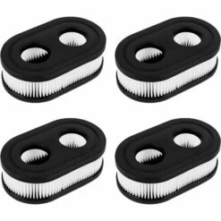 GESCHENKE Rasenmäher-Luftfilter, 4 Stück Gartenmäher-Luftfilter, Geeignet Für Rasenmäher-Motor, Luftfilter Für Motoren Können Alte Mäherfilter Ersetzen