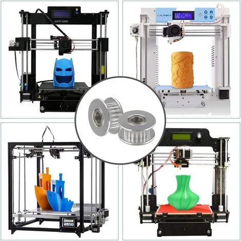 TINOR 10 Stück Prime GT2 Umlenkrolle 20 Zähne 5 Mm Bohrung, GT2 Umlenkrolle Aus Aluminiumlegierung Mit Doppeltem Kugellager, Für 3D-Drucker 6 Mm Breiter Zahnriemen 6 TINOR 10 Stück Prime GT2 Umlenkrolle 20 Zähne 5 Mm Bohrung, GT2 Umlenkrolle Aus Aluminiumlegierung Mit Doppeltem Kugellager, Für 3D-Drucker 6 Mm Breiter Zahnriemen – Bild 4