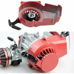 TINOR Alloy Start Seilzugstarter Ersatz Für 2-Takt 49 Cc 47 Cc Dirt Pocket Bike Mini ATV Rot -Motoren für Gartenwerkzeug Verkäufe 55629766 4