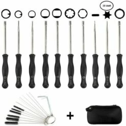 TINOR 10 Stück Vergaser-Einstellschraubendreher Vergaserreinigung Motorreparatur Passend Für Die Meisten 2-Takt-Motoren (10 Stück Schraubendreher Mit Box Und Nadel) -Motoren für Gartenwerkzeug Verkäufe 55629836 4