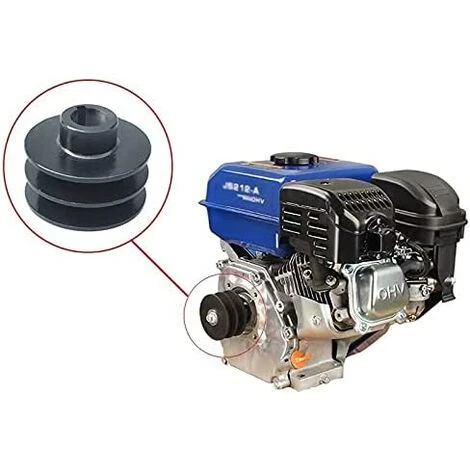 TINOR 20mm ID V Belt Pulley Pulley DI DIRE DOUT Double Groove FIT For Ho/NES 168F 170F GX110 GX120 GX160 GX200 7HP ATV GO Kart Graciella Motors (Color : 20mm) 4 TINOR 20mm ID V Belt Pulley Pulley DI DIRE DOUT Double Groove FIT For Ho/NES 168F 170F GX110 GX120 GX160 GX200 7HP ATV GO Kart Graciella Motors (Color : 20mm) – Bild 2