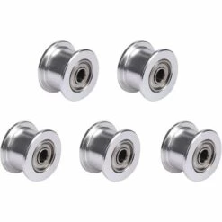 TINOR 2 GT Gt2 Riemen Aluminium Umlenkrolle 16 Zahnlos 3mm Bohrung Für 3D Drucker 6mm Zahnriemenbreite (5er Pack)