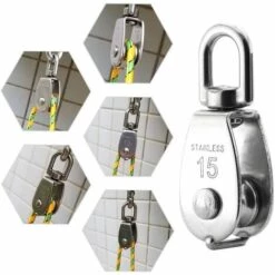 LITZEE 3 STÜCKE Edelstahl-Doppelriemenscheibe, Schwenk-Doppelriemenscheibe, Heberiemenscheibe, Laderolle, Edelstahlriemenscheibe, Einzelblockriemenscheibe, Edelstahl-Einzelriemenscheibe, Heberiemenscheibe M15 10 LITZEE 3 STÜCKE Edelstahl-Doppelriemenscheibe, Schwenk-Doppelriemenscheibe, Heberiemenscheibe, Laderolle, Edelstahlriemenscheibe, Einzelblockriemenscheibe, Edelstahl-Einzelriemenscheibe, Heberiemenscheibe M15 -Motoren für Gartenwerkzeug Verkäufe 55917944 4