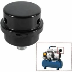MODOU Luftkompressor Schalldämpfer Filter (1/2" Gewinde 20mm) -Motoren für Gartenwerkzeug Verkäufe 55933287 3