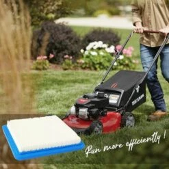 MODOU Motorluftfilter 5 Stück Motorluftfilter Rasenmäher Zubehör Luftfilterkartusche Luftfilter Für Schubmäher Ersatz Blauer Traktorluftfilter 13 Cm * 11 Cm -Motoren für Gartenwerkzeug Verkäufe 55934047 4