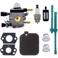 TINOR C1Q-S68G Vergaser Für Zama C1Q-S68 C1Q-S68G Für Stihl BG45 BG46 BG55 BG65 BG85 BR45C SH55 SH85 Gebläse Mit Luftfilter, Dichtungen, Zündkerze 42291200606