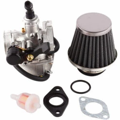 LIFCAUSAL PZ19 Vergaser Mit Luftfilter Kraftstofffilter Für 50CC-125CC Dirt Bike ATV Scooter Moped