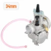 LIFCAUSAL Universal PWK Power Jet Vergaser Carb Flat Slide Kit 34mm -Motoren für Gartenwerkzeug Verkäufe 57342831 1