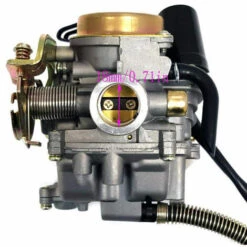 LIFCAUSAL Vergaser Passend Für GY6 50CC 49CC 4-Takt Scooter Taotao Motor 18mm Carb Ansaugkrümmer Luftfilter -Motoren für Gartenwerkzeug Verkäufe 57342877 2