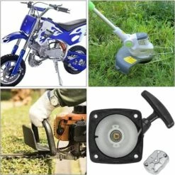 HIASDFLS Mini Pocket Bike Motorrad, 2 Stück Universal Starter Motor Starter Quad Starter Mit Starter Dial -Motoren für Gartenwerkzeug Verkäufe 59709040 5