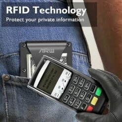 Minimalistische Geldbörse Für Männer Metall Geldscheinklammer Geldbörse Rfid Blocking Aluminium Slim Cash -Thsinde -Motoren für Gartenwerkzeug Verkäufe 59997584 4