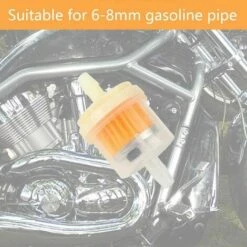 THSINDE Kraftstofffilter, 20 Stück Motorrad-Kraftstofffilter Werden Verwendet, Um Verunreinigungen Im Benzin Zu Entfernen, Schneller Benzinfilter Kraftstoff Passt Für Motorräder, Rasenmäher, Rasentraktoren -Motoren für Gartenwerkzeug Verkäufe 60219700 5