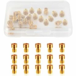 DONTODENT 15 Stück Vergaser Düsen M4 44-85 Mit Aufbewahrungsbox Hauptdüse Vergaser Hauptdüsen Set Vergaserdüsen Satz Für Roller Motorrad