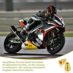 DONTODENT 15 Stück Vergaser Düsen M4 44-85 Mit Aufbewahrungsbox Hauptdüse Vergaser Hauptdüsen Set Vergaserdüsen Satz Für Roller Motorrad -Motoren für Gartenwerkzeug Verkäufe 60387969 5