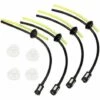 ILOVEMILAN 4 Stück Universal-Kraftstofffilter-Kit Kraftstoffschlauchdichtung Mit 4 Primerbirnen Universal