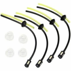 ILOVEMILAN 4 Stück Universal-Kraftstofffilter-Kit Kraftstoffschlauchdichtung Mit 4 Primerbirnen Universal
