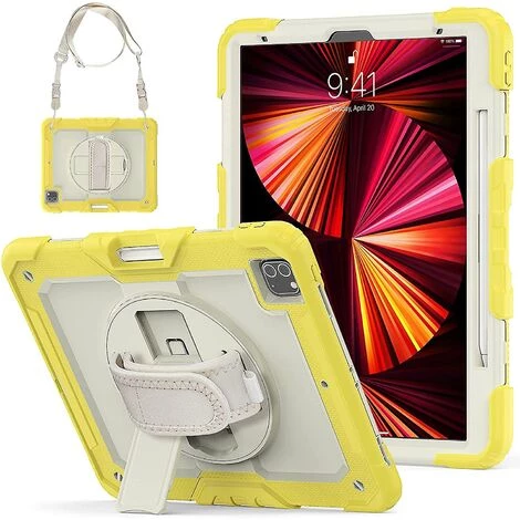 Ipad Pro 12.9 Hülle 2020 Mit Displayschutz Stifthalter | Ganzkörper-stoßfestes, Robustes, Langlebiges Gummigehäuse Mit Um 360 Grad Drehbarem Ständer Und Riemen, Mintgrün-Thsinde 3 Ipad Pro 12.9 Hülle 2020 Mit Displayschutz Stifthalter | Ganzkörper-stoßfestes, Robustes, Langlebiges Gummigehäuse Mit Um 360 Grad Drehbarem Ständer Und Riemen, Mintgrün-Thsinde