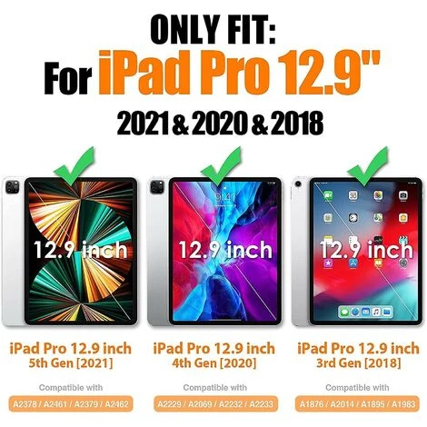 Ipad Pro 12.9 Hülle 2020 Mit Displayschutz Stifthalter | Ganzkörper-stoßfestes, Robustes, Langlebiges Gummigehäuse Mit Um 360 Grad Drehbarem Ständer Und Riemen, Mintgrün-Thsinde 4 Ipad Pro 12.9 Hülle 2020 Mit Displayschutz Stifthalter | Ganzkörper-stoßfestes, Robustes, Langlebiges Gummigehäuse Mit Um 360 Grad Drehbarem Ständer Und Riemen, Mintgrün-Thsinde – Bild 2