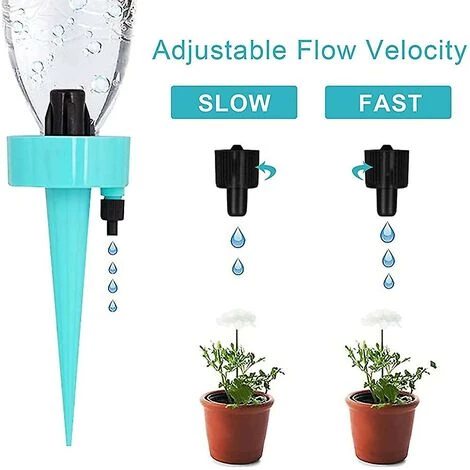 THSINDE Tropfbewässerung, 21-teilige Tropfbewässerung Mit Langsam Freisetzendem Bewässerungssystem, Tropf 7 THSINDE Tropfbewässerung, 21-teilige Tropfbewässerung Mit Langsam Freisetzendem Bewässerungssystem, Tropf – Bild 5