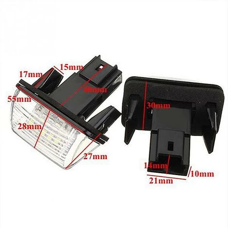 THSINDE 2 Teile/satz 18 Led Auto Kennzeichen Glühbirne Lampe Für Toyota Camry Yaris Corolla Fielder 6 THSINDE 2 Teile/satz 18 Led Auto Kennzeichen Glühbirne Lampe Für Toyota Camry Yaris Corolla Fielder – Bild 4