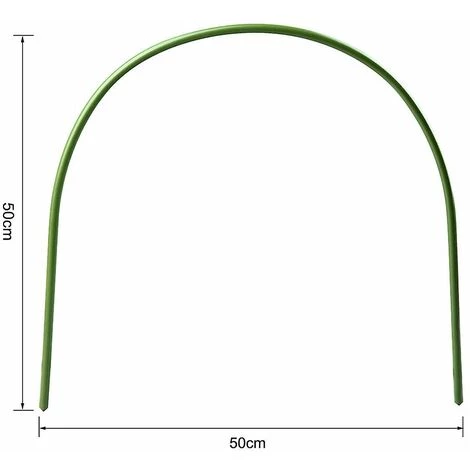 THSINDE 6 Stück Gartengewächshausreifen Gewächshausreifen Pflanzenabdeckung Pflanzenstütze Gartenpfähle 4 THSINDE 6 Stück Gartengewächshausreifen Gewächshausreifen Pflanzenabdeckung Pflanzenstütze Gartenpfähle – Bild 2