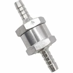 THSINDE Aluminium Rückschlagventil, 4 Stück Silber Rückschlagventil Mit Rückschlagpfeil Aluminiumlegierung Rückschlagventil Für Vergaser Niederdruck Kraftstoffsysteme Auto (10mm) -Motoren für Gartenwerkzeug Verkäufe 62894731 3