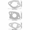 THSINDE Vergaserdichtungen Für Gx120 Gx140 Gx160 Gx200 168f Robin Ex13 5,5 PS 6,5 PS Benzinmotor Rasenmäher Freischneider Generator Wasserpumpe – 30 Stück Qyroadwo -Motoren für Gartenwerkzeug Verkäufe 63097671 1
