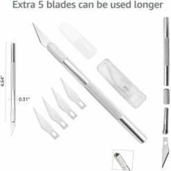 RHAFAYRE Verpackungsset, Werkzeuge Für Tapetenfolie, Autofenster, Vinylfliesen, Selbstklebender Rakel, Mit Silikonrakel, Universalmesser Und Klingen, 1,5 M Langes Klebeband -Motoren für Gartenwerkzeug Verkäufe 63587081 3