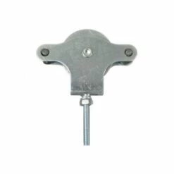 Polea Tendedero Wolfpack Zincado 40 Mm. Roldana Metal Con Tornillo