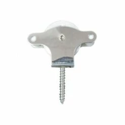 Polea Tendedero Wolfpack Inoxidable 40 Mm. / Roldana Metalica Con Tirafondo