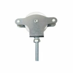 Polea Tendedero Wolfpack Zincado 40 Mm. Roldana Plástico Con Tornillo