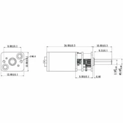 MIYA N20 DC-Getriebemotor Metallgetriebe Verzögerung Smart Fingerprint Lock 5V 60rpm 70rpm 80rpm -Motoren für Gartenwerkzeug Verkäufe 64029633 3