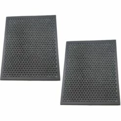 Vhbw 2x Aktivkohlefilter Kompatibel Mit Philips AC3256/10, AC3259/10, AC4550/10 Luftreiniger - Luftfilter, Schwarz