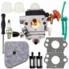 DONTODENT Vergaser Mit Luftfilter Kraftstoffschlauch Für FS87 FS90 FC95 FS100 FS110 HL100 HL90 Zama Vergaser C1Q-S173 Freischneider -Motoren für Gartenwerkzeug Verkäufe 65868853 1
