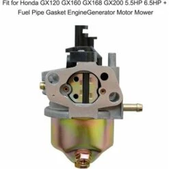 LIFCAUSAL Vergaser Vergaser Passend Für Honda GX120 GX160 GX168 GX200 5,5 PS 6,5 PS + Kraftstoffleitungsdichtung Motorgenerator Motormäher -Motoren für Gartenwerkzeug Verkäufe 65899800 5
