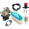DONTODENT Vergaser, Mit 36356 Luftfilter, Absperrventil, Kraftstofffilter, Zuleitung, Für Tecumseh OHV125, OHV130 Und OVH135, Ersatzmodell Von 640065A -Motoren für Gartenwerkzeug Verkäufe 65972582 1
