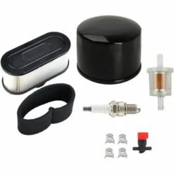 LTS FAFA Satz Mit 2 Ölvorfilter-Luftfiltern, Kompatibel Mit Kawasaki FR651V FR691V FR730V FS481V FS541V FS600V FS651V FS691V FS730V 4-Takt-Motor, Schwarz