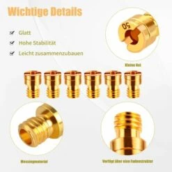 DECKON 15 St��ck M4 44-85 Vergaserd��sen Mit Aufbewahrungsbox Hauptd��se Vergaser Hauptd��sensatz Vergaserd��se F��r Motorrad Roller -Motoren für Gartenwerkzeug Verkäufe 66983884 3