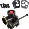 DECKON Vergaser Mit Schraubenscheibe Briggs & Stratton 499809 498809A 494406 Serie Vertikale Motoren -Motoren für Gartenwerkzeug Verkäufe 66984060 1