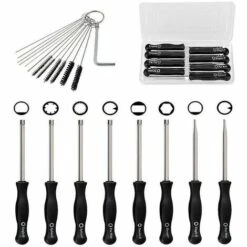 DECKON Gemeinsamer 2-Takt-Vergaser Vergaser-Einstellwerkzeug-Set Vergaser-Einstellwerkzeug-Set Vergaser-Einstellwerkzeug (8 St��ck + Reinigung