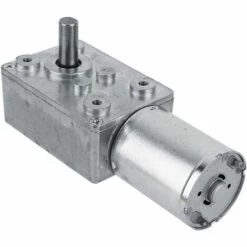 DECKON 12-V-Elektromotor Mit Hohem Drehmoment, Umschaltbares Untersetzungsgetriebe, Schneckengetriebemotor, 5 U / Min / 6 U / Min / 20 U / Min / 40 U / Min / 62 U / Min (62 U / Min)