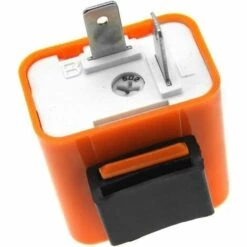 THSINDE 2 Pin Blinkrelais Repeater Blinkrelais LED Blinker 12V Geschwindigkeit Einstellbare Anzeige