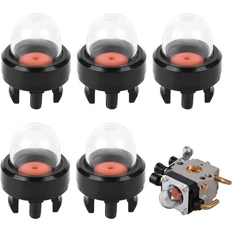 HIASDFLS Kraftstoff Primer Bulb Vergaser Oil Bubble Vergaser Primer Bulb Pumpe Primer Bulb Primer Pumps Für Rasenmäher Kettensägen Schneefräsen Transparent 5 Stk 3 HIASDFLS Kraftstoff Primer Bulb Vergaser Oil Bubble Vergaser Primer Bulb Pumpe Primer Bulb Primer Pumps Für Rasenmäher Kettensägen Schneefräsen Transparent 5 Stk