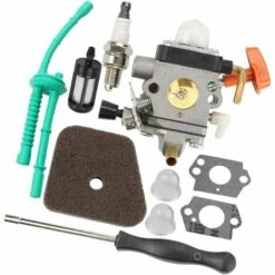 THSINDE THSIDNE FS100 FS110 Kettensägen-Vergaser-Kit Kettensägen-Vergaser-Trimmer, Ersatz-Vergaser-Freischneider-Kit Für STIHL HL90 HL95 HL95K HT100 HT101 -Motoren für Gartenwerkzeug Verkäufe 67876651 4