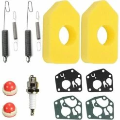 ECHOO Vergaser-Membran-Kit, Luftfilter Mit Dichtung Membran-Reglerfeder Für Briggs & Stratton 698369 Sprint Classic 795083 694394 692211 691859, Upgrade-Kits