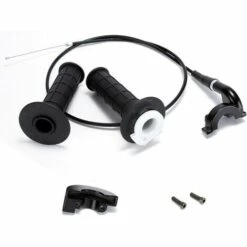JUNJUN Gasgriff-Kit, Gasgriff-Griff, Motorradteile Throttle Turner 7/8 Atv Universal Grip 110-250Cc Gas-Motorrad-Gas-Kit Mit Gasleitung
